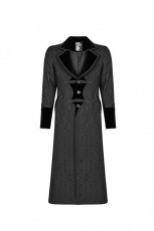  Goth Vampire Master Mid-length Punk Rave WY-1010XCM/BK -  