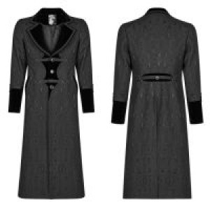  Goth Vampire Master Mid-length Punk Rave WY-1010XCM/BK -  