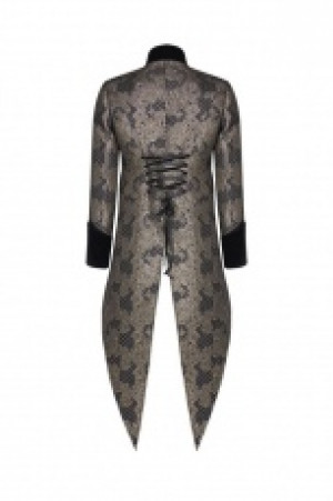  Gothic Medium Length Jacquard Jacket Punk Rave WY-1011LCM/GD -  