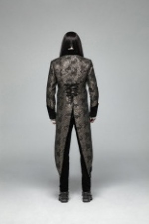  Gothic Medium Length Jacquard Jacket Punk Rave WY-1011LCM/GD -  