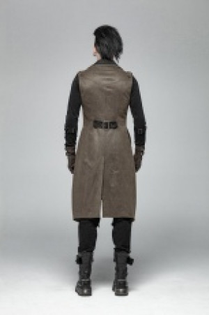  Steampunk Long Vest Punk Rave WY-1016MJM/CO -  