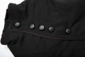  Simple Gothic Mid-length Jacket Punk Rave WY-1021XCM/BK -  
