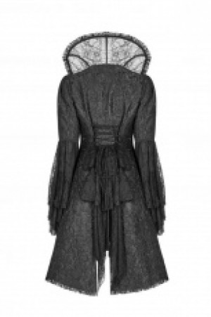  Gothic Dress Coat Punk Rave WY-1022LCF/BK -  