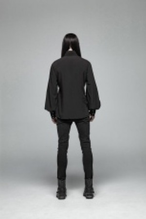  Gothic Daily Wear Shirts Punk Rave WY-1029CCM/BK -  