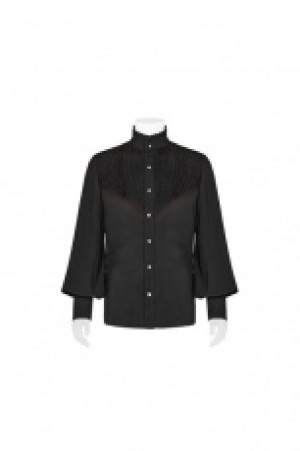  Gothic Daily Wear Shirts Punk Rave WY-1029CCM/BK -  
