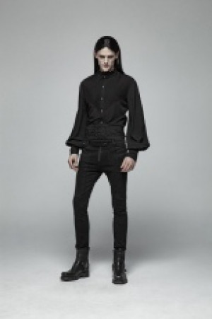  Gothic Daily Wear Shirts Punk Rave WY-1029CCM/BK -  