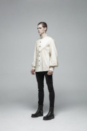 Gothic Daily Wear Shirts Punk Rave WY-1029CCM/WH -  