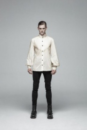  Gothic Daily Wear Shirts Punk Rave WY-1029CCM/WH -  