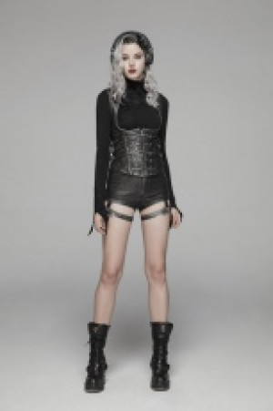  Punk Shapewear waistcoat Punk Rave WY-1033MJF/BK -  