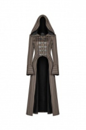  Steam Punk Striped Long Coat Punk Rave WY-1034LCF/CO -  