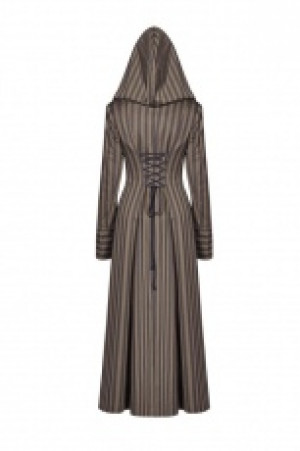  Steam Punk Striped Long Coat Punk Rave WY-1034LCF/CO -  