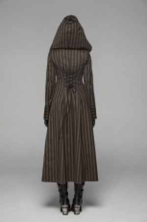  Steam Punk Striped Long Coat Punk Rave WY-1034LCF/CO -  
