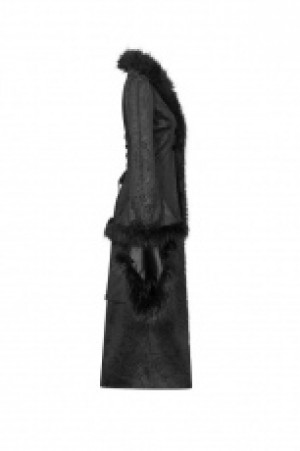  Gothic Gorgeous Jacquard Long Coat Punk Rave WY-1036LCF/BK -  