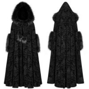  Gothic Gorgeous Cloak Punk Rave WY-1038DPF/BK -  