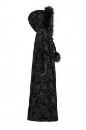  Gothic Gorgeous Cloak Punk Rave WY-1038DPF/BK -  