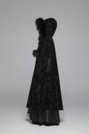  Gothic Gorgeous Cloak Punk Rave WY-1038DPF/BK -  