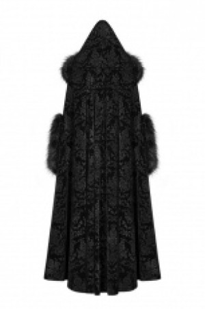  Gothic Gorgeous Cloak Punk Rave WY-1038DPF/BK -  
