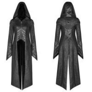  Punk Long Jacket Punk Rave WY-1039XCF/BK -  