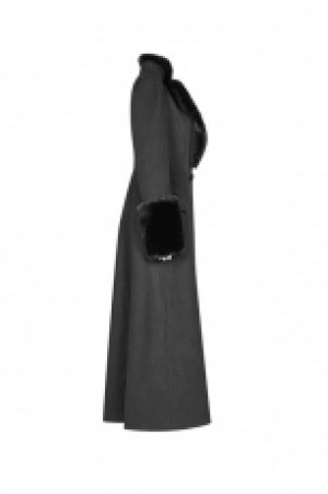  Gothic Gorgeous Long Coat Punk Rave WY-1040XCF/BK -  
