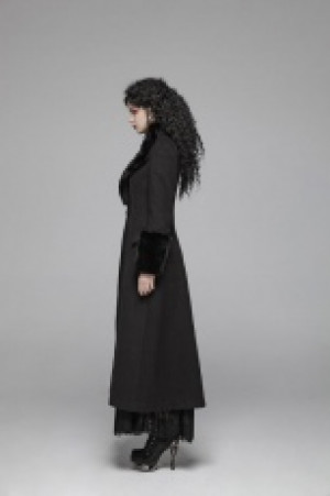  Gothic Gorgeous Long Coat Punk Rave WY-1040XCF/BK -  