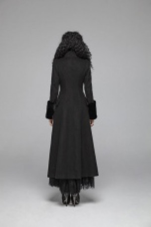  Gothic Gorgeous Long Coat Punk Rave WY-1040XCF/BK -  