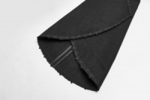  Gothic Woolen Long Coat Punk Rave WY-1044LCF/BK -  
