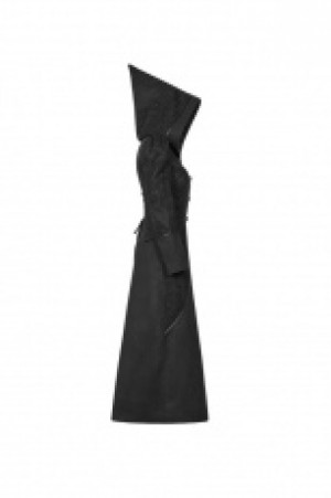  Gothic Long Woolen Coat Punk Rave WY-1046LCF/BK -  
