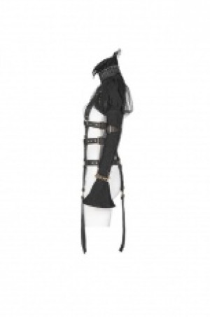  Steampunk Short Coat Punk Rave WY-1047LDF/BK -  