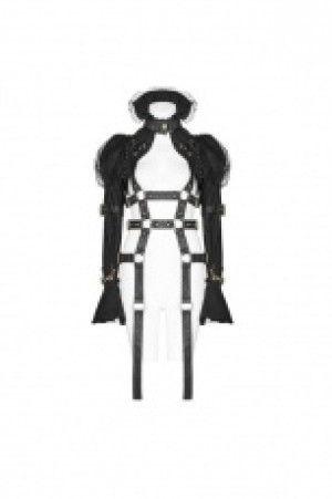  Steampunk Short Coat Punk Rave WY-1047LDF/BK -  