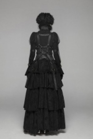 Steampunk Short Coat Punk Rave WY-1047LDF/BK -  