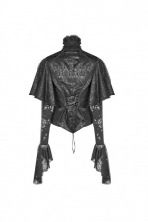  Gothic Shawl Shirt Punk Rave WY-1056CCF/BK -  