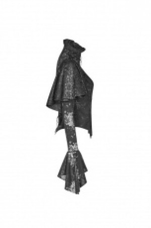  Gothic Shawl Shirt Punk Rave WY-1056CCF/BK -  