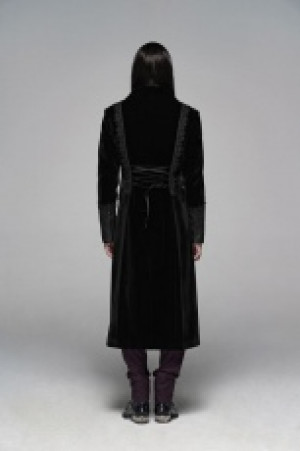  Gothic Medium Length Jacket Punk Rave WY-1069LCM/BK -  