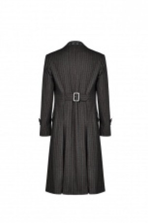  Gentleman Style Vertical Medium Long Coat Punk Rave WY-1073XCM/BK-CO -  