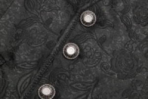  Victoria Jacquard Vest Punk Rave WY-1074MJM/BK -  