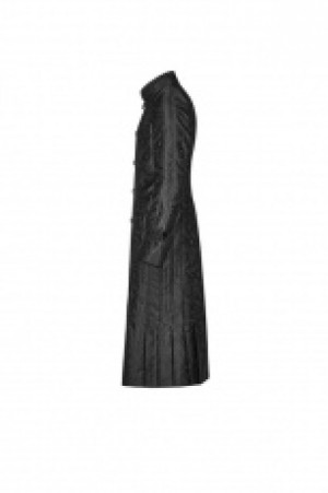  Victoria Jacquard Long Coat Punk Rave WY-1076XCM/BK -  