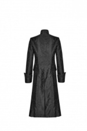  Victoria Jacquard Long Coat Punk Rave WY-1076XCM/BK -  