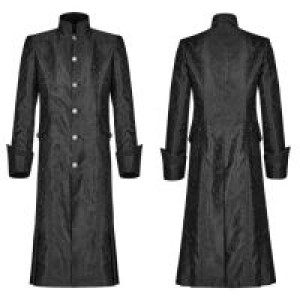  Victoria Jacquard Long Coat Punk Rave WY-1076XCM/BK -  