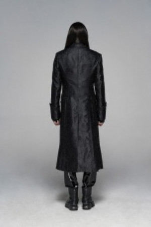  Victoria Jacquard Long Coat Punk Rave WY-1076XCM/BK -  