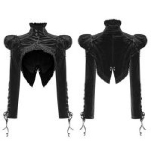  Lolita Bubble Sleeve Short Jacket Punk Rave WY-1077LDF/BK -  