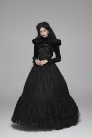  Lolita Bubble Sleeve Short Jacket Punk Rave WY-1077LDF/BK -  