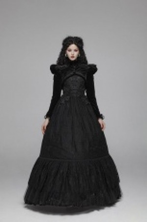  Lolita Bubble Sleeve Short Jacket Punk Rave WY-1077LDF/BK -  