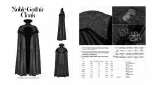  Noble Gothic Cloak Punk Rave WY-1079DPM/BK -  