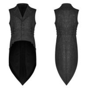  Gothic Floral Swallow-tailed waistcoat Punk Rave WY-1082MJM/BK -  