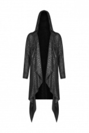  Diablo Vintage Long Coat Punk Rave WY-1086WYM/BK -  