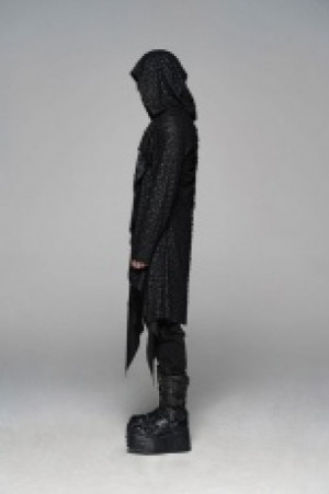  Diablo Vintage Long Coat Punk Rave WY-1086WYM/BK -  