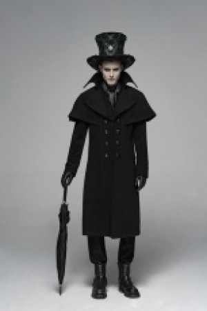  Gothic dark cloth coat Punk Rave WY-1090XCM/BK -  