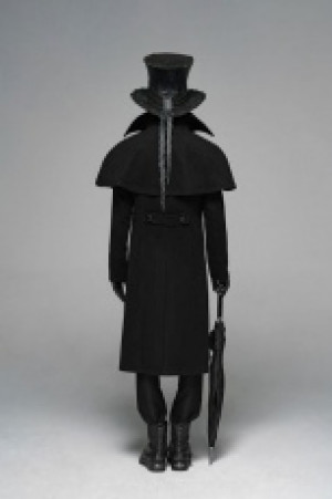  Gothic dark cloth coat Punk Rave WY-1090XCM/BK -  