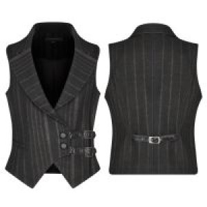  Gentleman punk waistcoat Punk Rave WY-1093MJM/BK-CO -  