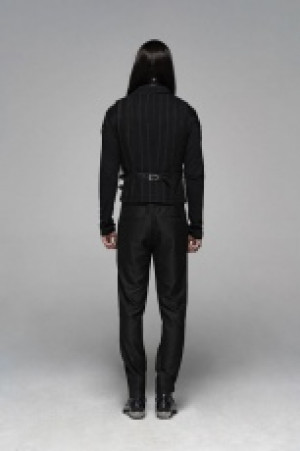  Gentleman punk waistcoat Punk Rave WY-1093MJM/BK-CO -  